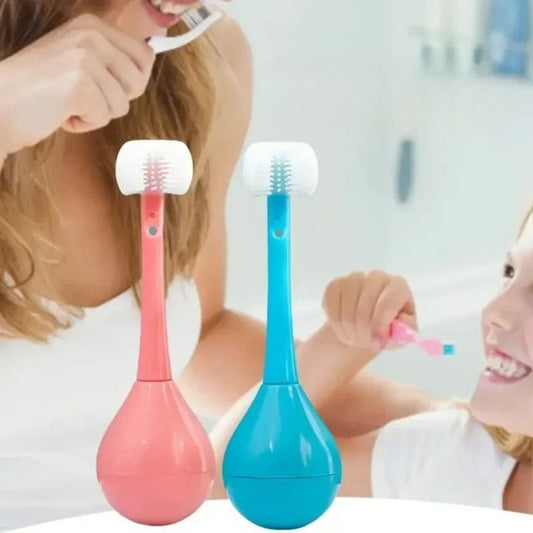 SmileBuds™ – Kids’ 3-Sided Cartoon Toothbrush