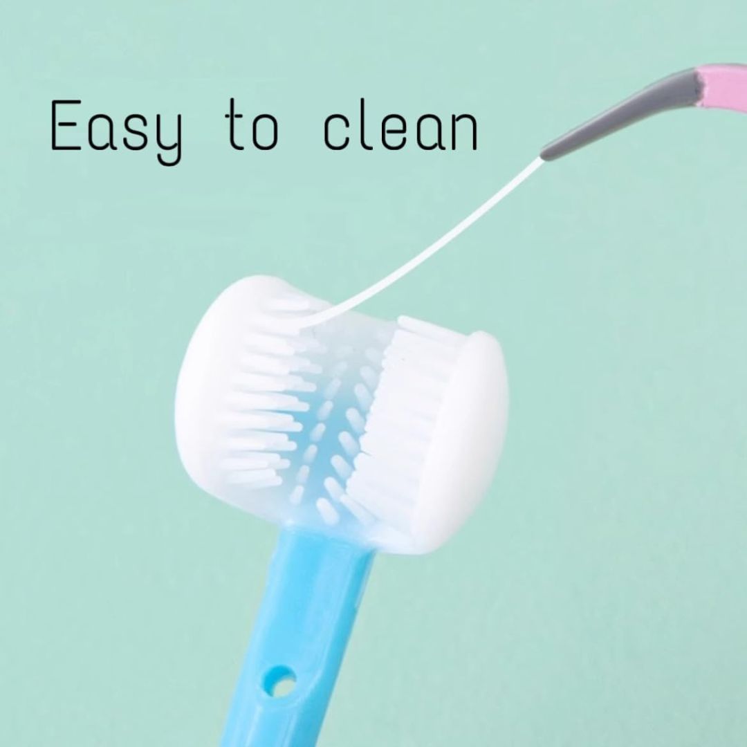 SmileBuds™ – Kids’ 3-Sided Cartoon Toothbrush