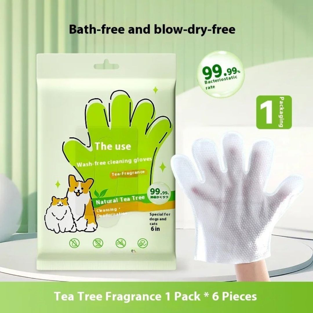 PawEase™ Pet Cleaning Gloves